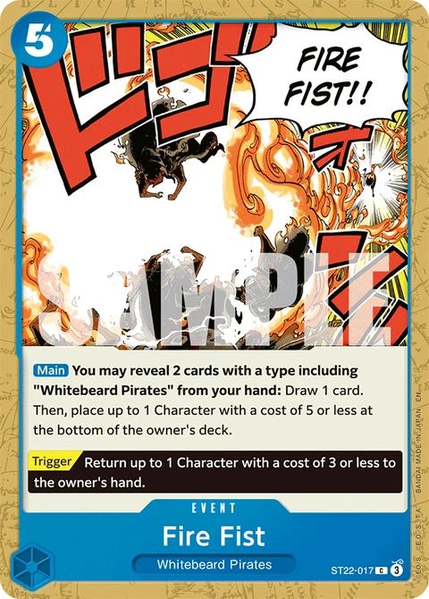 Fire Fist - One Piece Card Game card