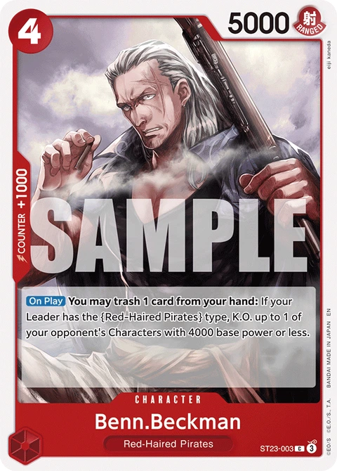 Benn.Beckman - One Piece Card Game card