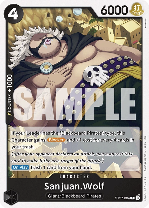 Sanjuan.Wolf - One Piece Card Game card
