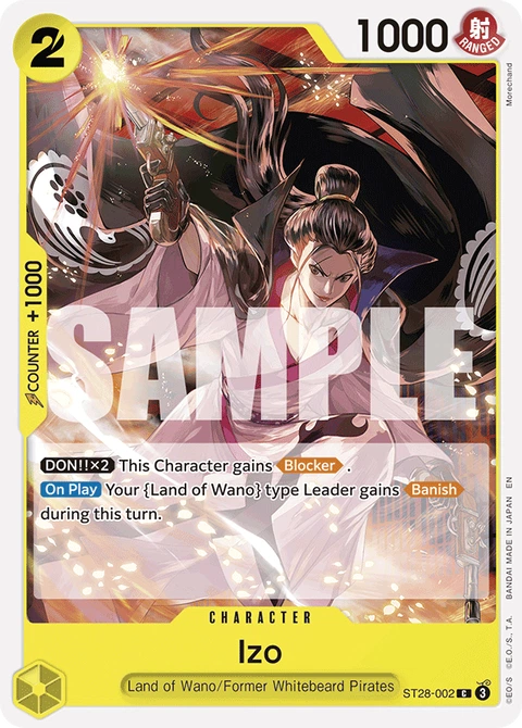 Izo - One Piece Card Game card