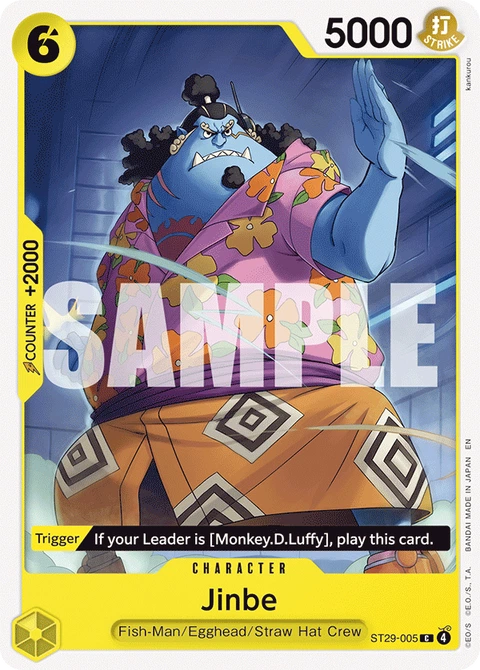 Jinbe - One Piece Card Game card