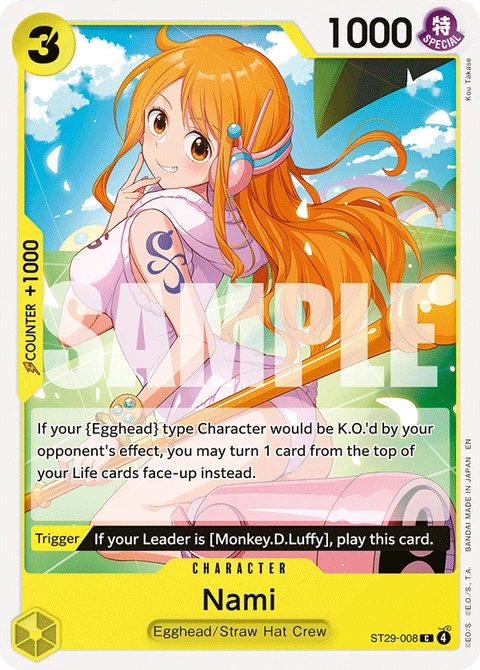 Nami - One Piece Card Game card