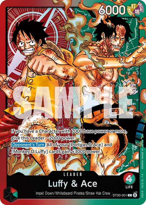 Luffy & Ace, One Piece Card Game Leader