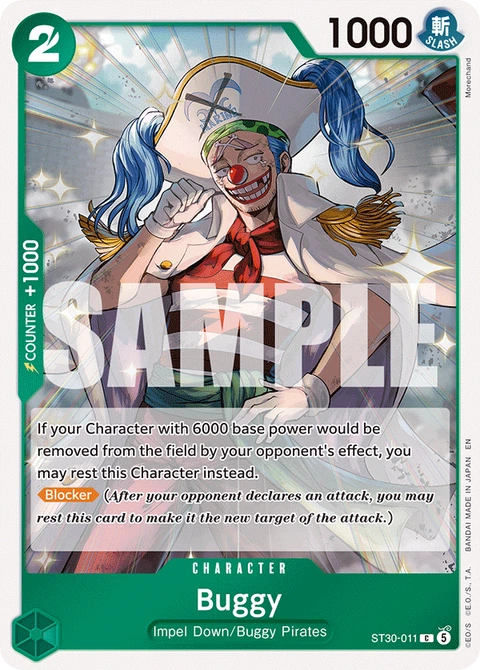 Buggy - One Piece Card Game card