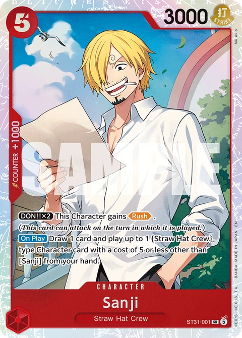 Sanji - One Piece Card Game card