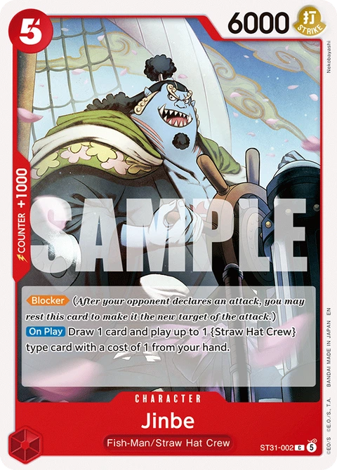 Jinbe - One Piece Card Game card
