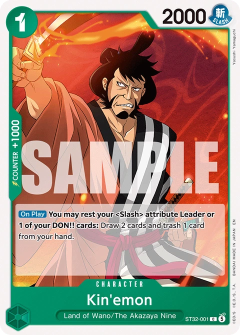 Kin'emon, One Piece Card Game Leader