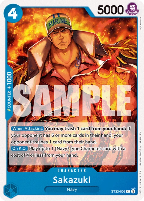 Sakazuki - One Piece Card Game card