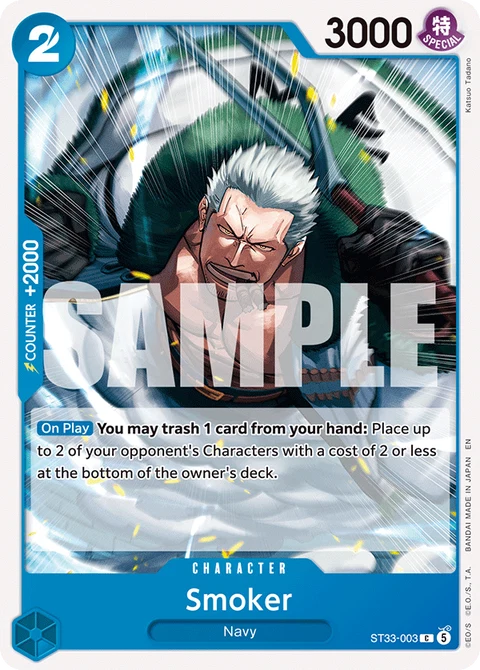 Smoker, One Piece Card Game Leader