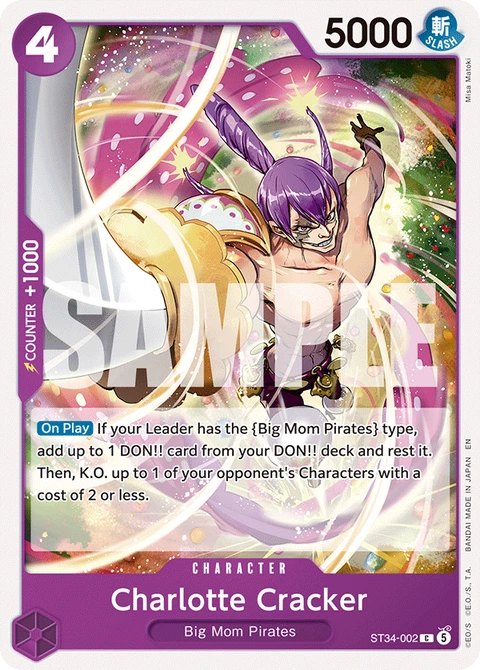 Charlotte Cracker - One Piece Card Game card