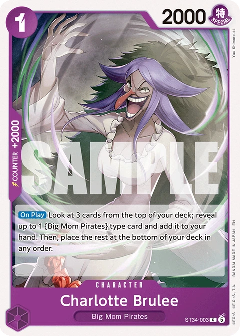 Charlotte Brulee - One Piece Card Game card