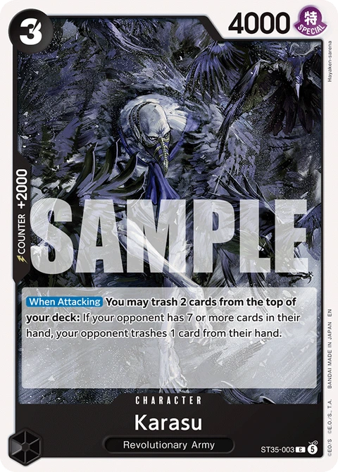 Karasu - One Piece Card Game card