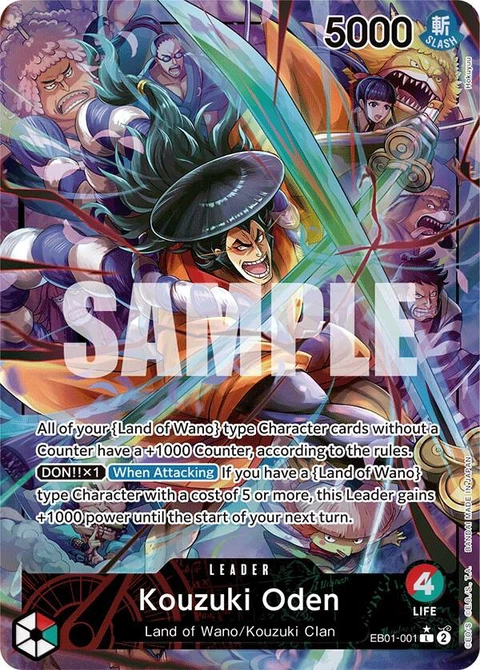 Kouzuki Oden (Alternate Art) - One Piece Card Game card