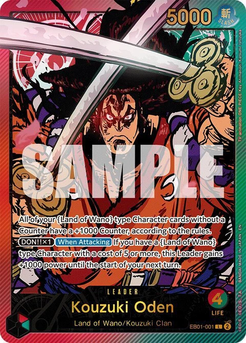 Kouzuki Oden (SP) - One Piece Card Game card