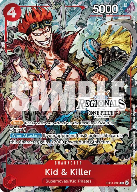 Kid & Killer (Online Regional Participation Pack 2025 Vol.2) - One Piece Card Game card