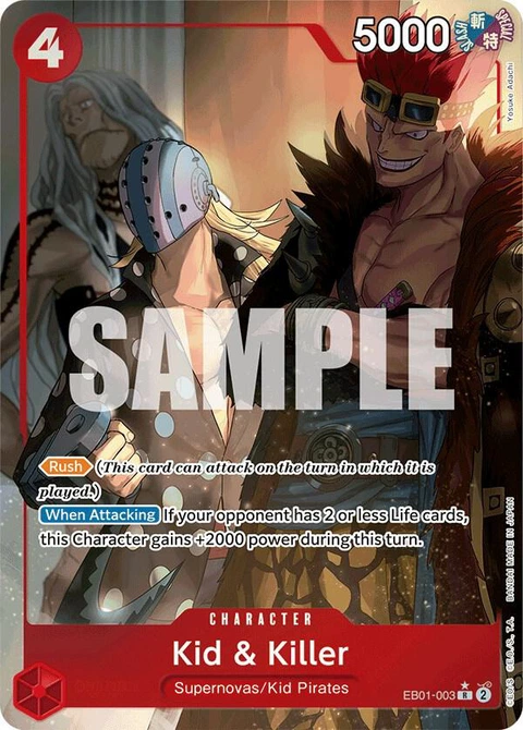 Kid & Killer (Alternate Art) - One Piece Card Game card