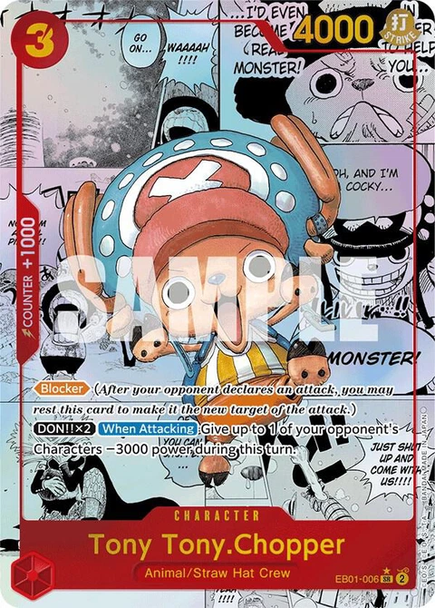 Tony Tony.Chopper (Alternate Art) (Manga) - One Piece Card Game card