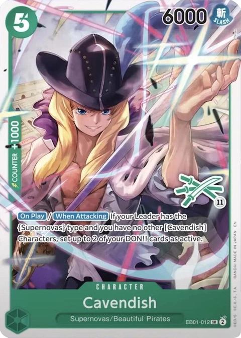 Cavendish (Zoro Deck) - One Piece Card Game card