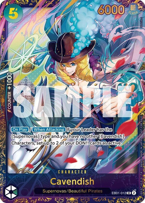 Cavendish (Treasure Cup 2024) - One Piece Card Game card
