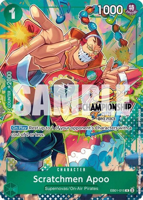 Scratchmen Apoo (CS 25-26 Celebration Pack) - One Piece Card Game card