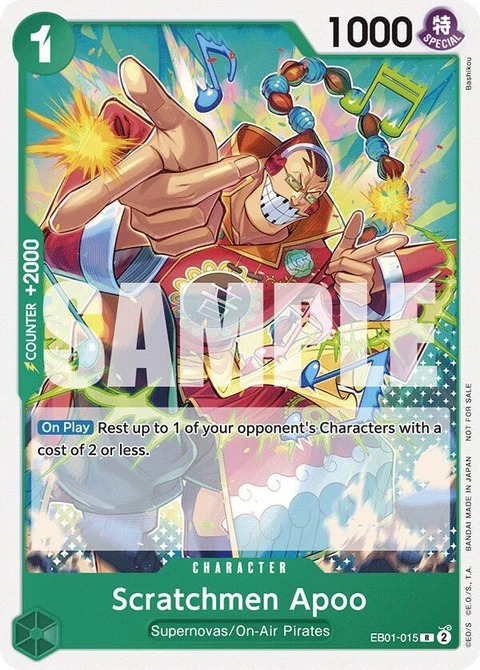Scratchmen Apoo (Tournament Pack 2025 Vol. 2) - One Piece Card Game card