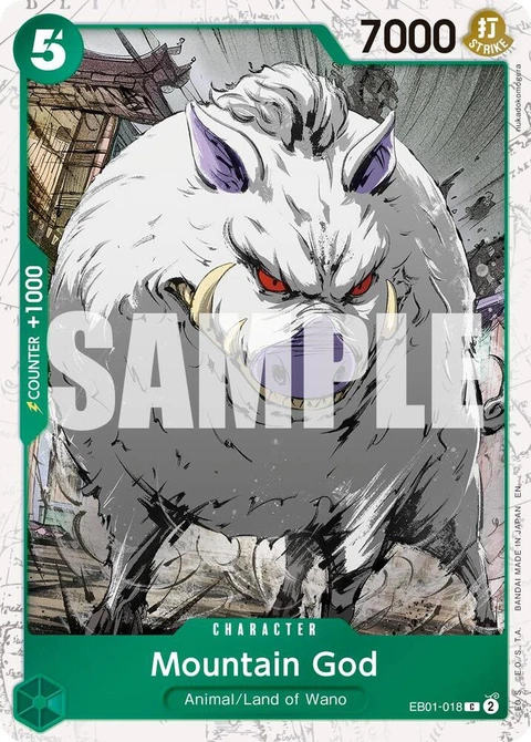 Mountain God (Pirate Foil) - One Piece Card Game card