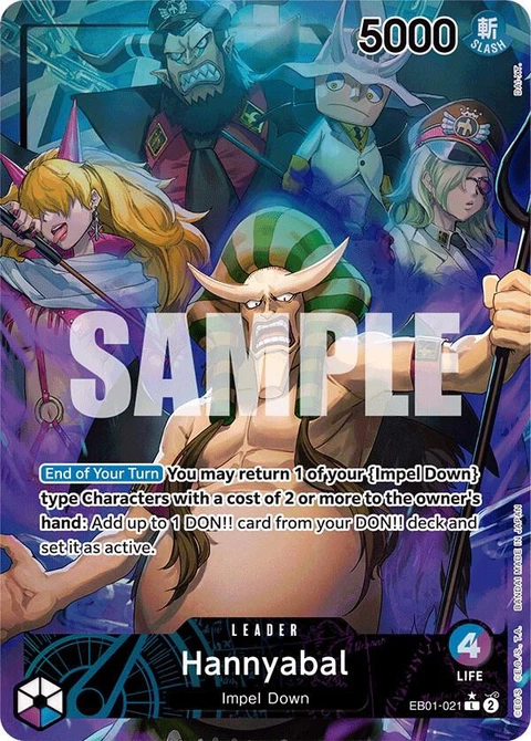 Hannyabal (Alternate Art) - One Piece Card Game card