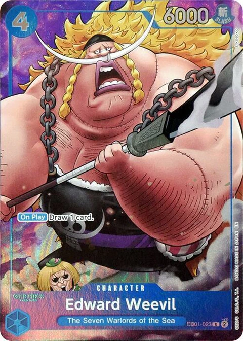 Edward Weevil (Seven Warlords of the Sea Binder Set) - One Piece Card Game card
