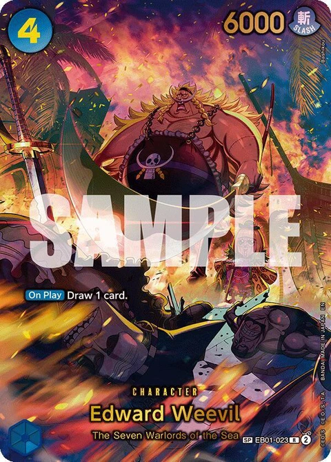 Edward Weevil (SP) - One Piece Card Game card