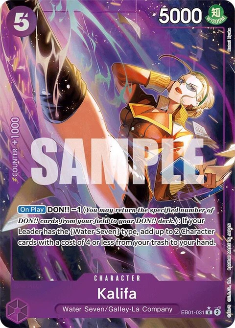 Kalifa (Alternate Art) - One Piece Card Game card