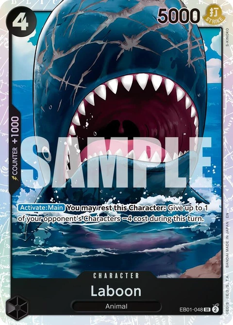 Laboon (Reprint) - One Piece Card Game card