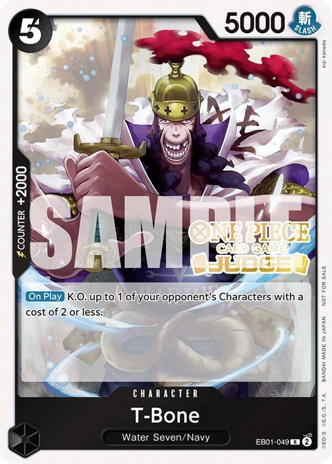 T-Bone (Judge Pack Vol. 5) - One Piece Card Game card