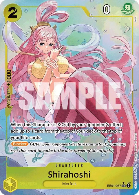 Shirahoshi (Alternate Art) - One Piece Card Game card