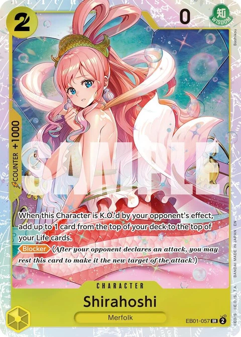 Shirahoshi (Reprint) - One Piece Card Game card