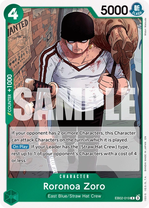 Roronoa Zoro (Zoro Deck) - One Piece Card Game card