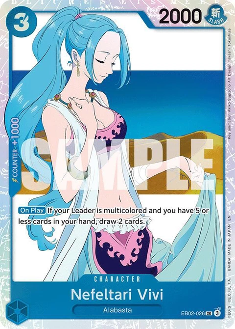 Nefeltari Vivi - One Piece Card Game card