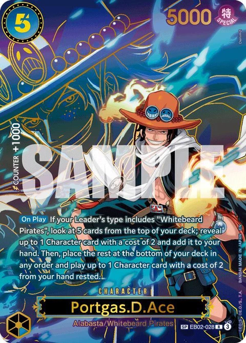 Portgas.D.Ace (SP) - One Piece Card Game card
