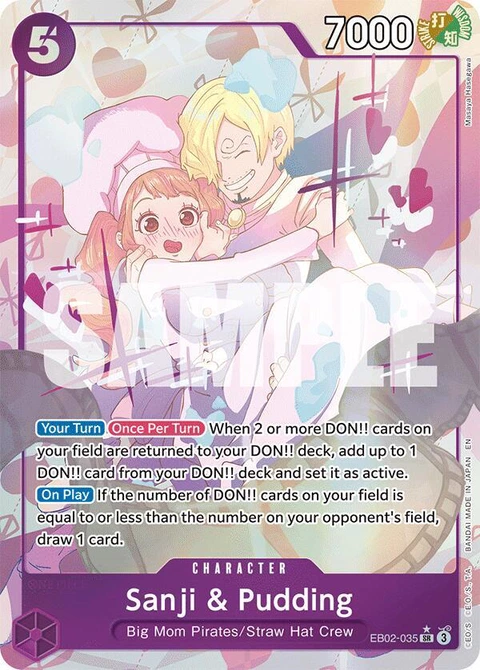 Sanji & Pudding (Alternate Art) - One Piece Card Game card