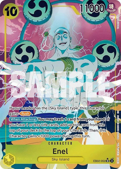 Enel (Alternate Art) - One Piece Card Game card