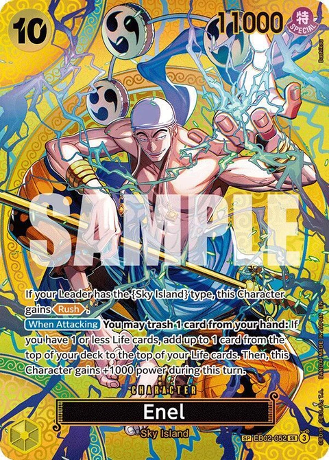 Enel (SP) - One Piece Card Game card