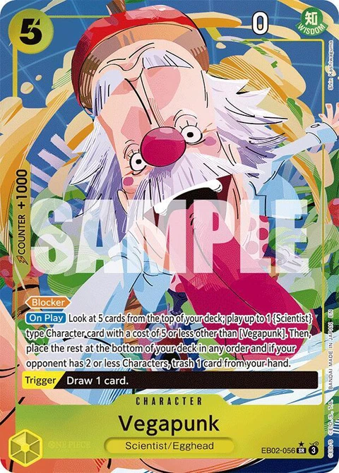 Vegapunk (Alternate Art) - One Piece Card Game card