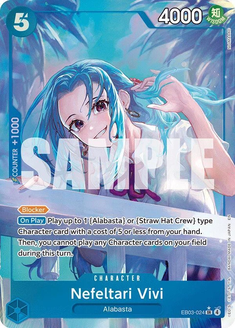 Nefeltari Vivi (Alternate Art) - One Piece Card Game card