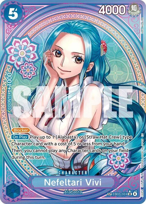 Nefeltari Vivi (SP) - One Piece Card Game card