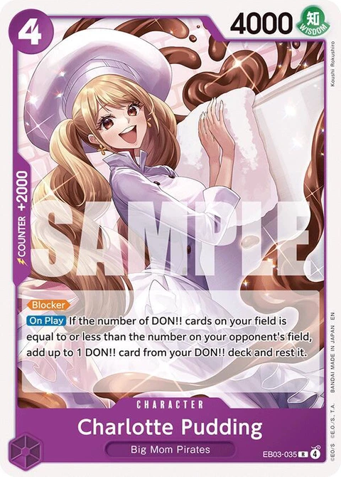 Charlotte Pudding - One Piece Card Game card