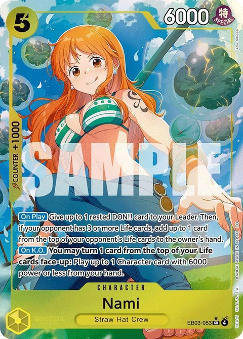 Nami (Alternate Art) - One Piece Card Game card
