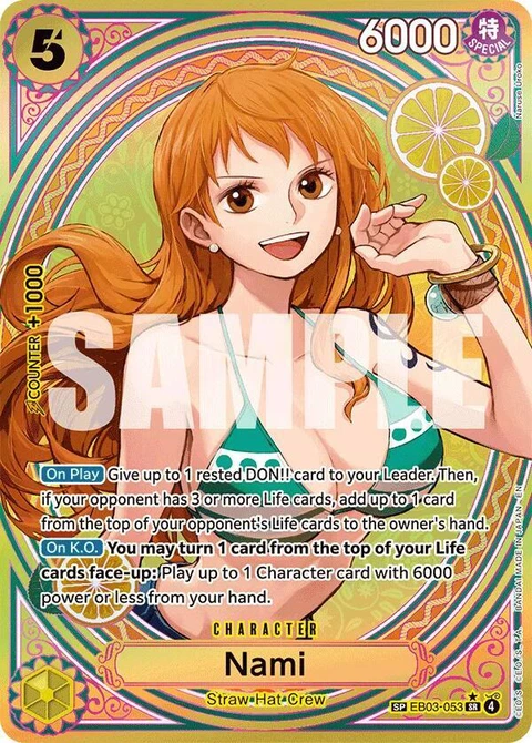Nami (SP) - One Piece Card Game card