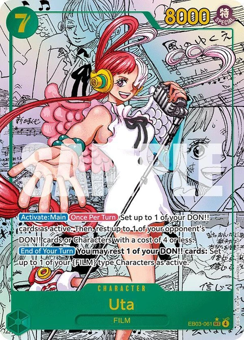 Uta (Manga) - One Piece Card Game card
