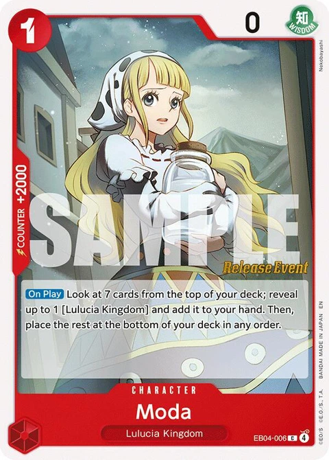 Moda - One Piece Card Game card