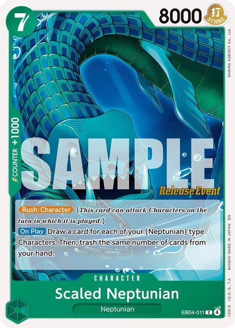 Scaled Neptunian - One Piece Card Game card