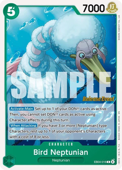 Bird Neptunian - One Piece Card Game card